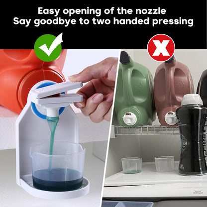 2PCS Laundry Detergent Cup Holder, Foldable Dispenser Cup Stand