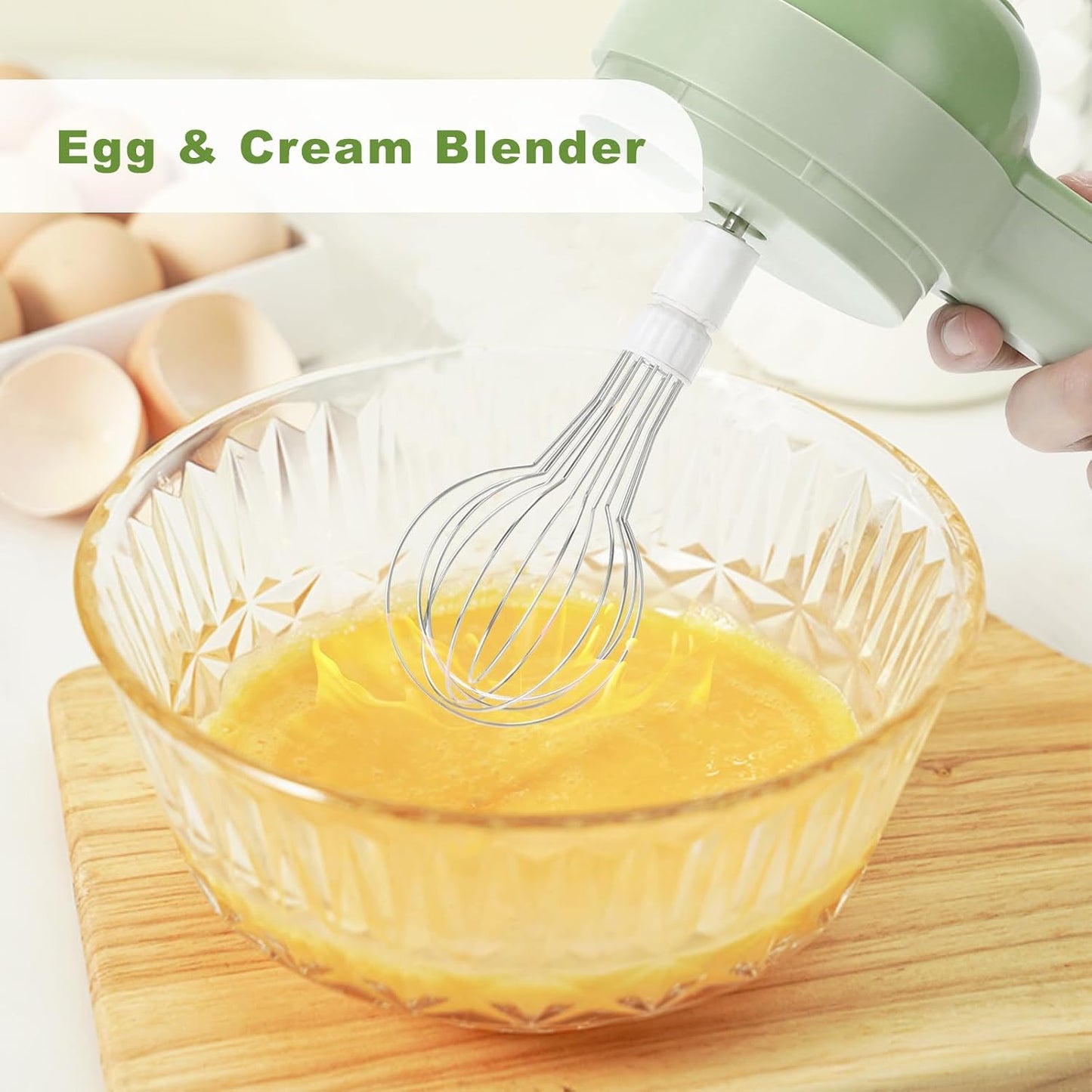 4 in 1 Multi-Functional Portable Electric Vegetable Cutter Set, Wireless Vegetable Processor