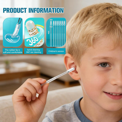 48PCS Sticky Ear Cleaning Stick, Reusable Earwax Removal Adhesive Swabs