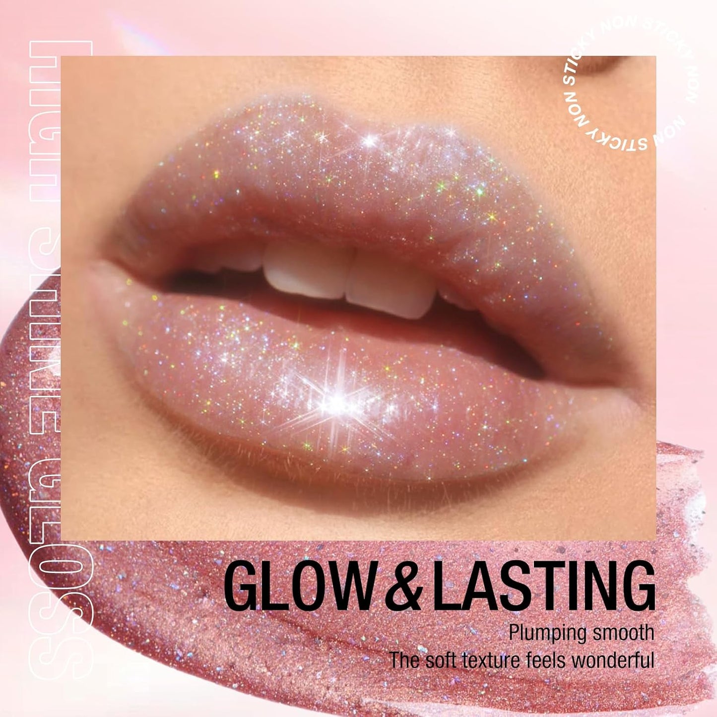 10 PCS Liquid Glitter Eyeshadow Set, Multichrome Glitter Shimmer Eye Looks