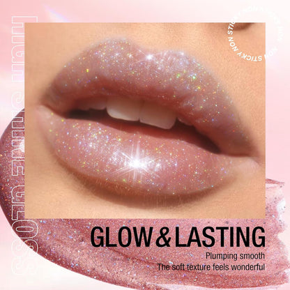 10 PCS Liquid Glitter Eyeshadow Set, Multichrome Glitter Shimmer Eye Looks