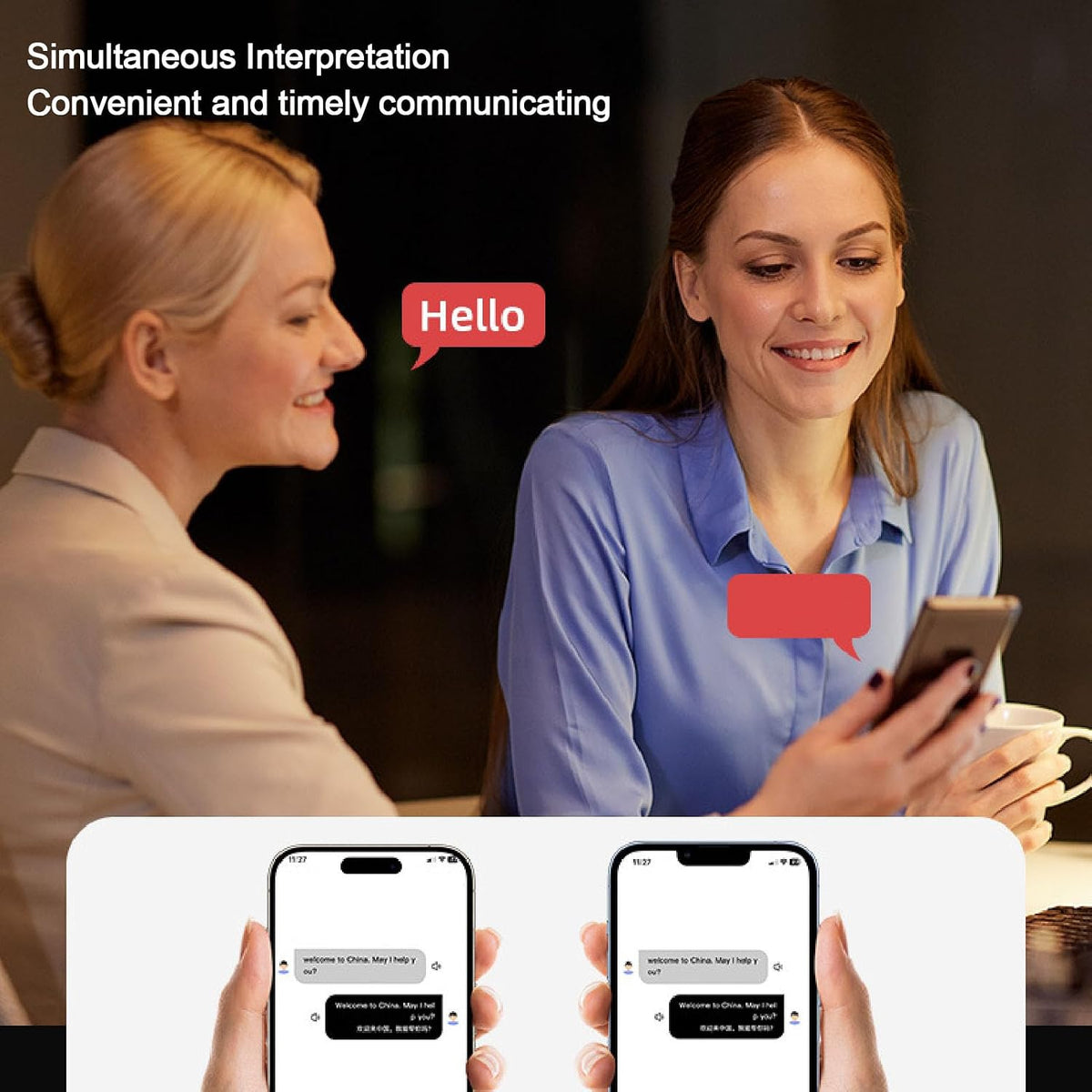 2026 New AI Intelligent Translator Multi-language Translation Simultaneous Interpretation