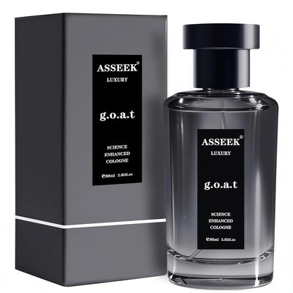 Luxury G.O.A.T Perfume for Men, Upgraded Long-Lasting Woody Citrus Fragrance with Fresh Masculine Notes