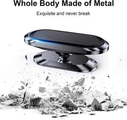 2 Pcs Magnetic Phone Holder for Car -360 Rotation,Compatible with All Cell Phone