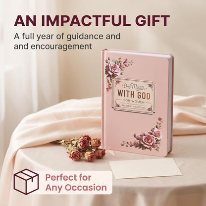 One Minute With God for Women: 2026 Women's Daily Devotional & Prayer Journal