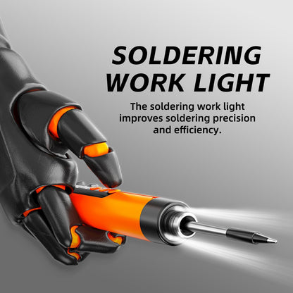 Cordless USB Rechargeable Portable Soldering Iron Kit, 3-speed Temperature Adjustable