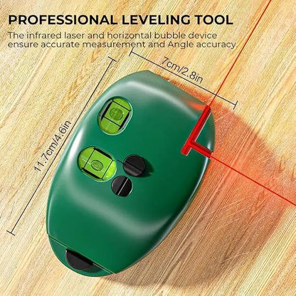 90 Degree Electronic Red Light Scale, Self-leveling Line, Vertical Mouse Levels Infrared Horizontal