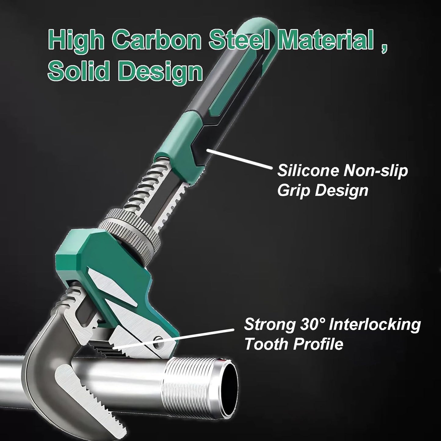 Adjustable Wrench for Construction Machine Automobiles Home Repairs