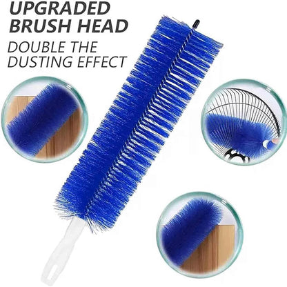 Flexible Fan Dusting Brush, Non-Disassembly Fan Cleaning Brush
