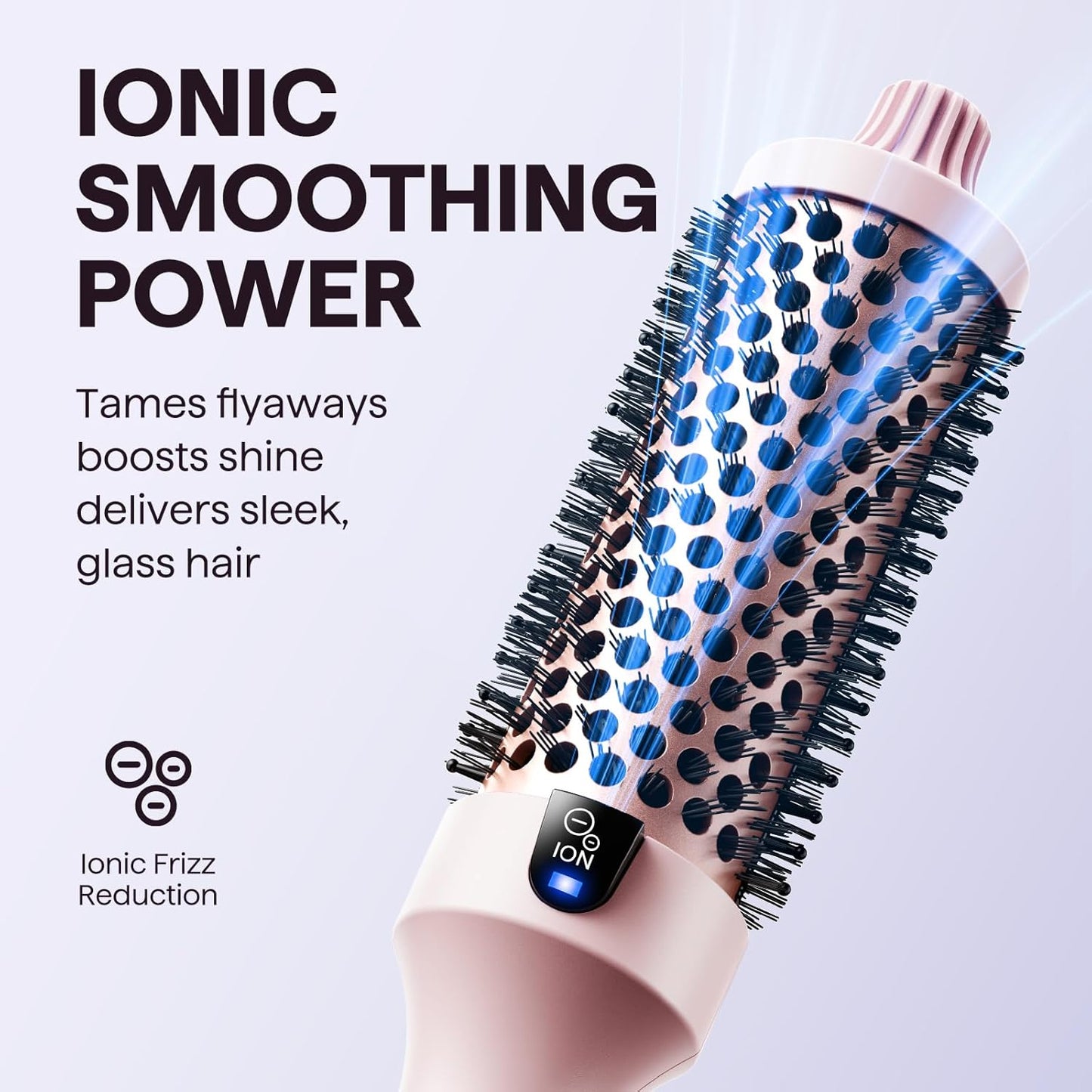 Thermal Brush, Blowout Boost 1.5 inch Heated Round Brush, Negative Ion Technology