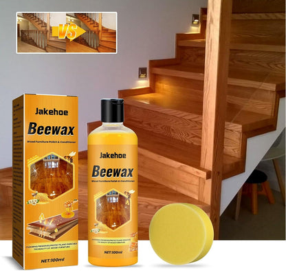 Beeswax Wood Furniture Polish & Conditioner, Natural Oil for Furniture Care