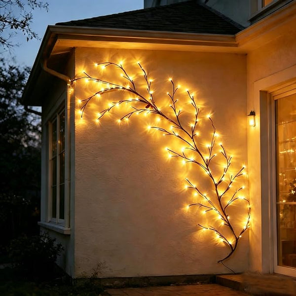 LED Tree Branch Lights for Wall 5.25 FT 72 LEDs Cherry Blossom Lights
