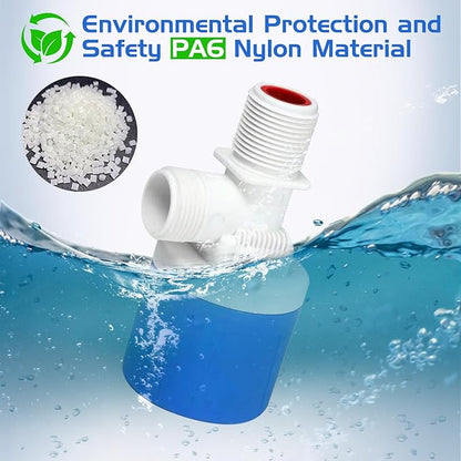2PCS Automatic Water Level Control Valve Inside Type,side Inner Water Automatic Float Valve Water Level Control Valve Uesd