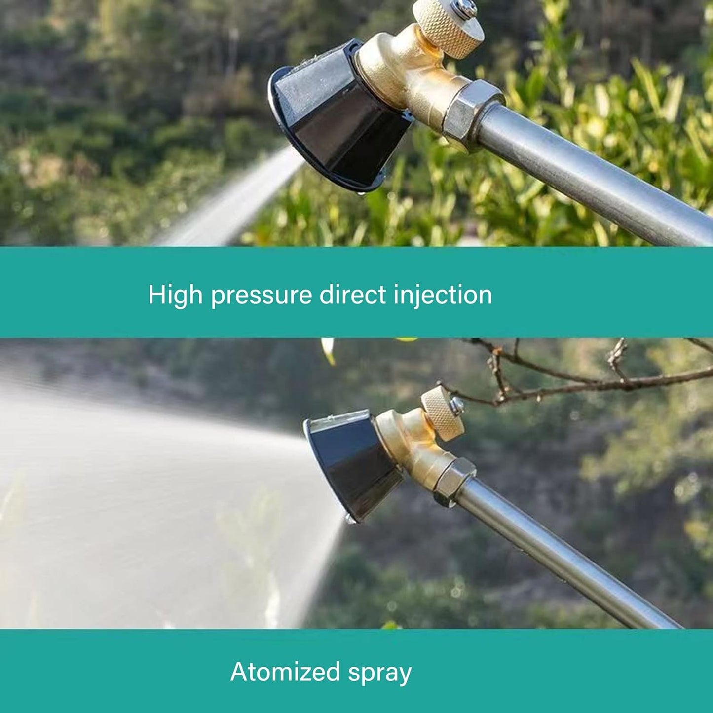 2 PCS "Black Whirlwind" High-Pressure Atomizing Nozzle