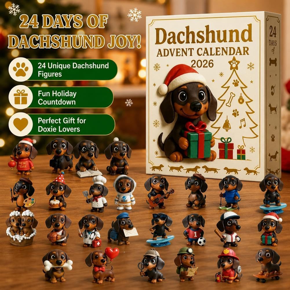 Dachshund Advent Calendar – 24 Days of Adorable Puppy Surprises