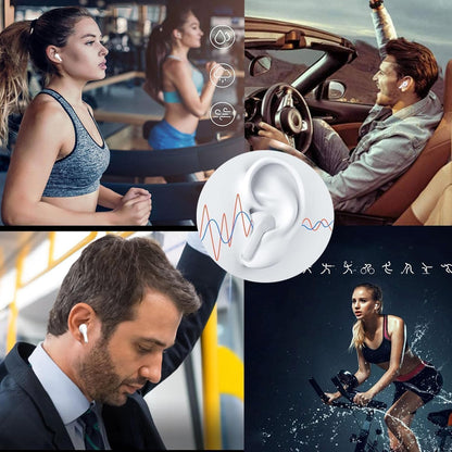 Wireless Earbuds Bluetooth 5.3 Headphones, HiFi Stereo Ear Buds with ENC Noise Canceling Charging Case
