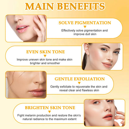 Kojic Acid & Turmeric Soap + All Natural Turmeric Skin Brightening Oil for Dark Spots - Cleanses Skin, Fights Acne, Evens Tone, Heals Scars