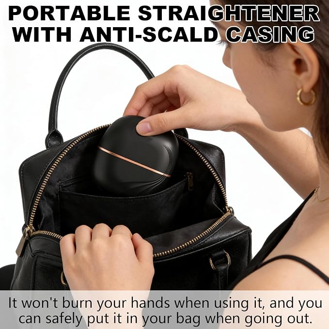 Mini Hair Straightener – Fast Heating Hot Comb