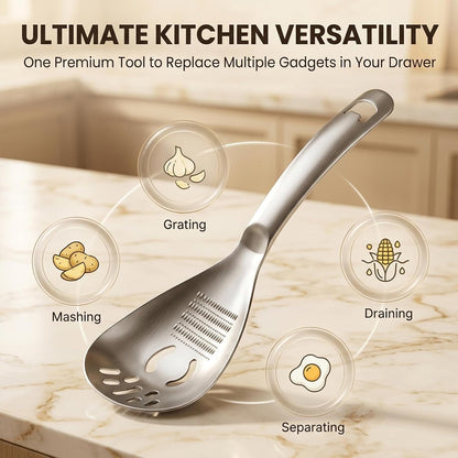 5 in 1 Egg Separator for Raw Eggs, Potato Masher Multifunction Cooking Spoon