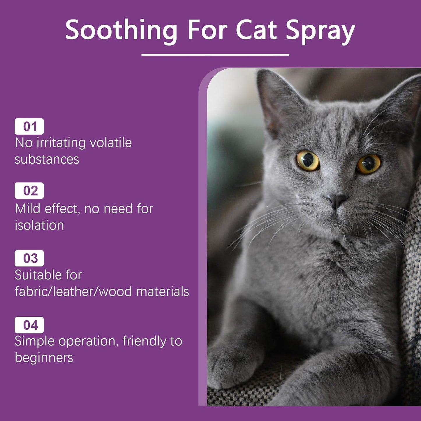 Natural Pet Deterrent Spray, Pet Deterrent for Furniture Protection, Pee Spraying
