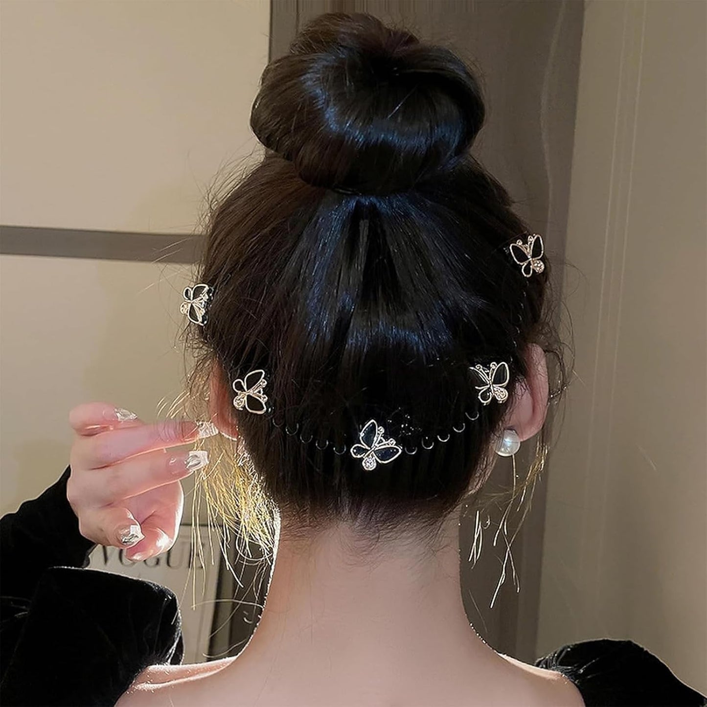 5Pcs Hair Clip Headband Set, Stretch Hair Fixer Comb for Thin Hair&Thick Hair