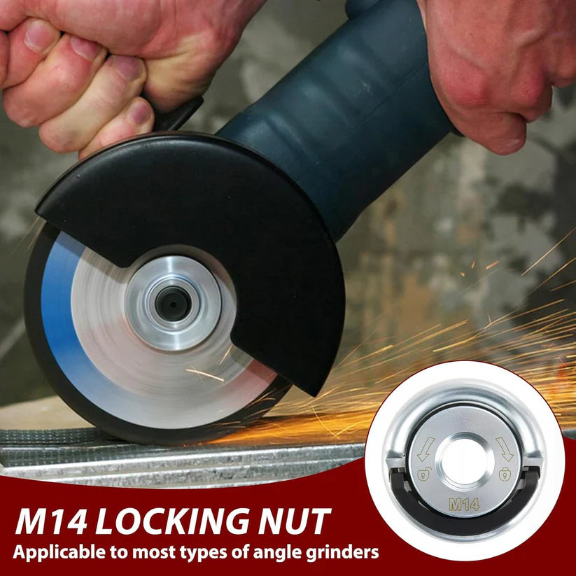 2PCS Quick Installation M10/M14 Thread Self-locking Pressure Plate for Angle Grinder