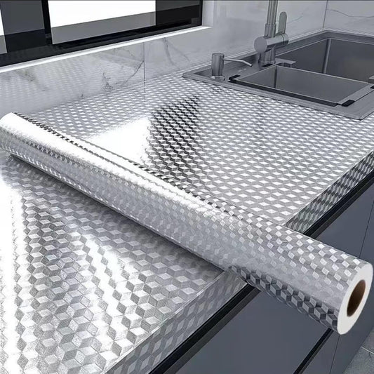 Peel and Stick Wallpaper, Waterproof Contact Paper for Kitchen Countertops Cabinets,  Easy Clean
