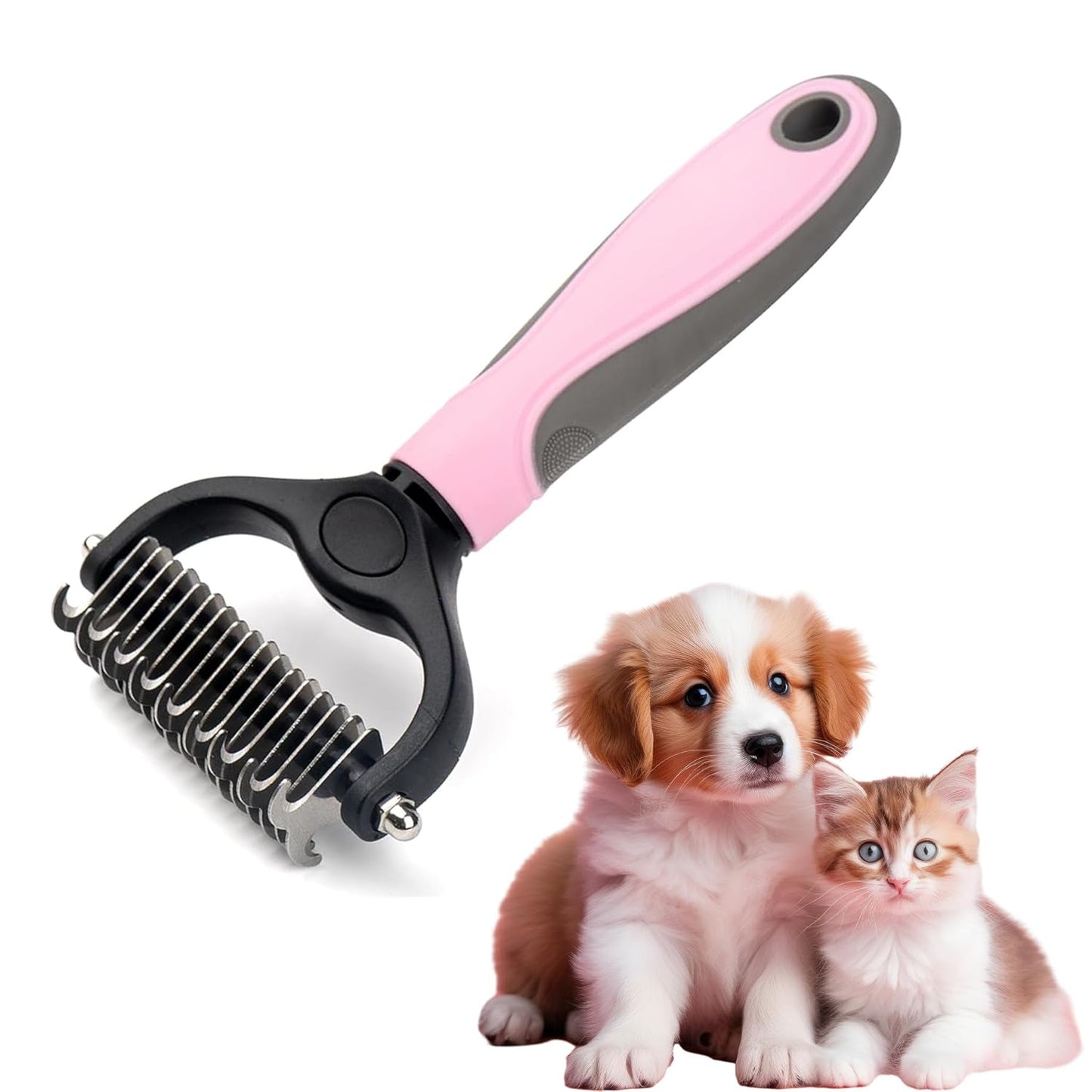Dog Grooming Brush Hair Removal Comb For Dogs Cat Detangler Dematting Brush Grooming Tool