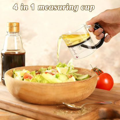 All-in-1 Adjustable Measuring Cup, Metric & Imperial Measurements