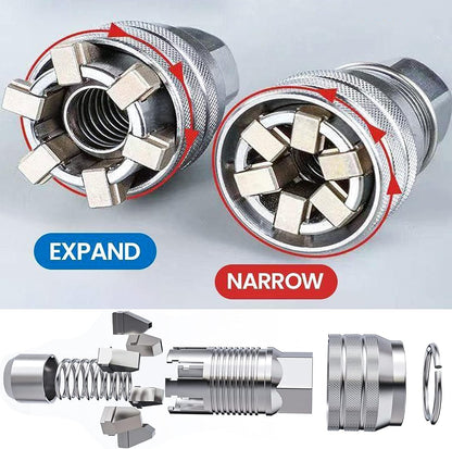 Universal Socket,  Fits for Standard 10 to 19mm, Metric 3/8 to 3/4in