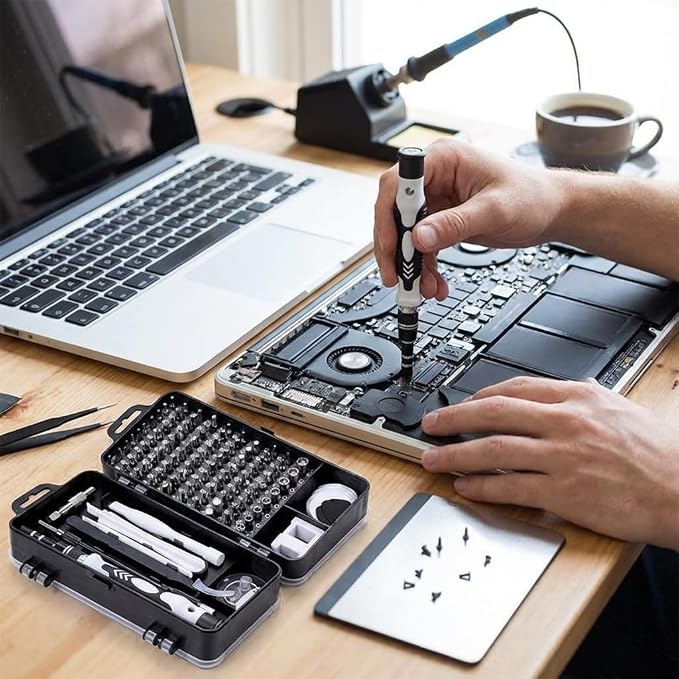115 In 1 Multifunctional Precision Portable Screwdriver Set for Electronics, Watch, Computer Repair