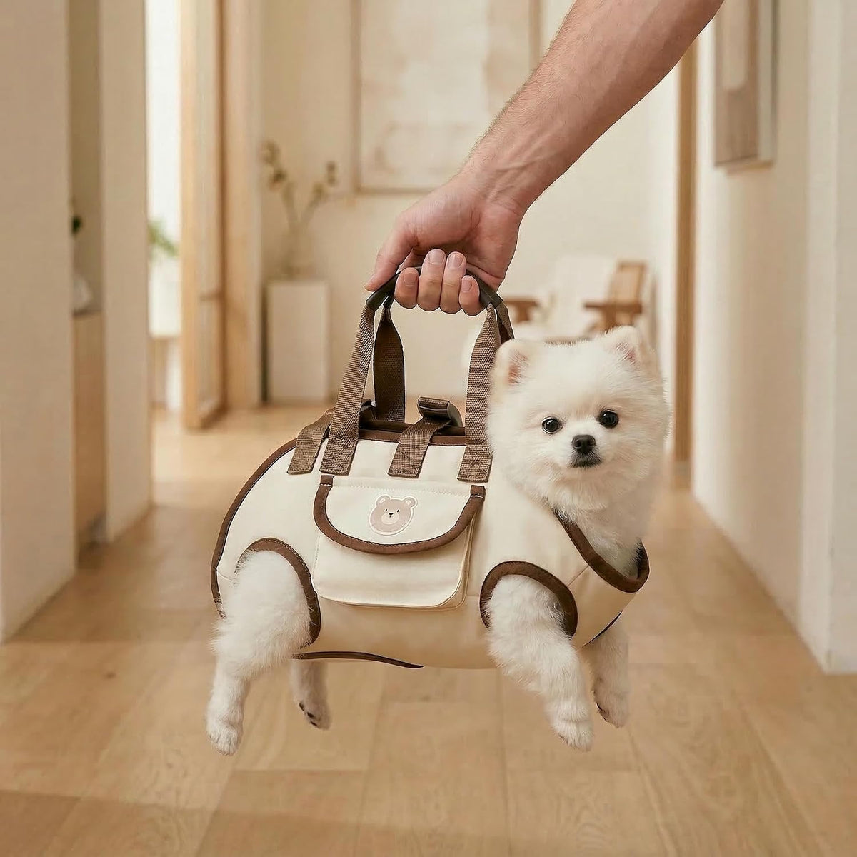 Portable Breathable Pet Carrier Purse, Puppy Tote for Dogs & Cats