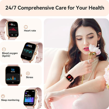 2.01"Touchscreen Smartwatch Sports Tracking Fitness Device