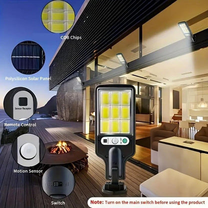Solar Lights Outdoor, Outdoor Sensor Street Light Garden Corridor Smart Lighting