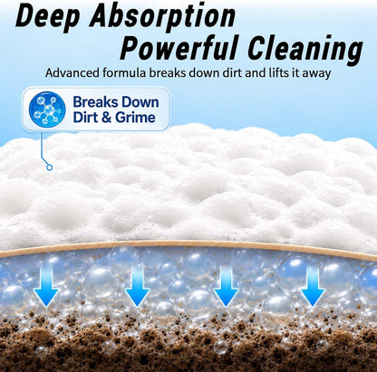 Multi-Surface Foaming Cleaner All-Purpose for Car Interior Kitchen Bathroom Leather Metal Glass