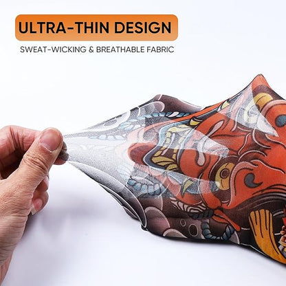 4Pcs Cooling Sun Protection Tattoo Sleeves for Men Women,UltraRealistic,UltraThin Breathable