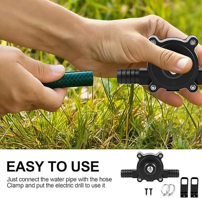Mini Electric Drill Pump Portable Hand Drill Powered Water Pump Diesels Oil Fluid Water