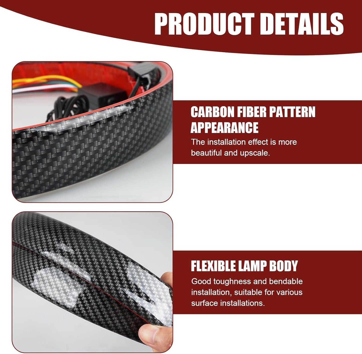 Universal 50 Inch LED Spoiler Tailgate Light Strip