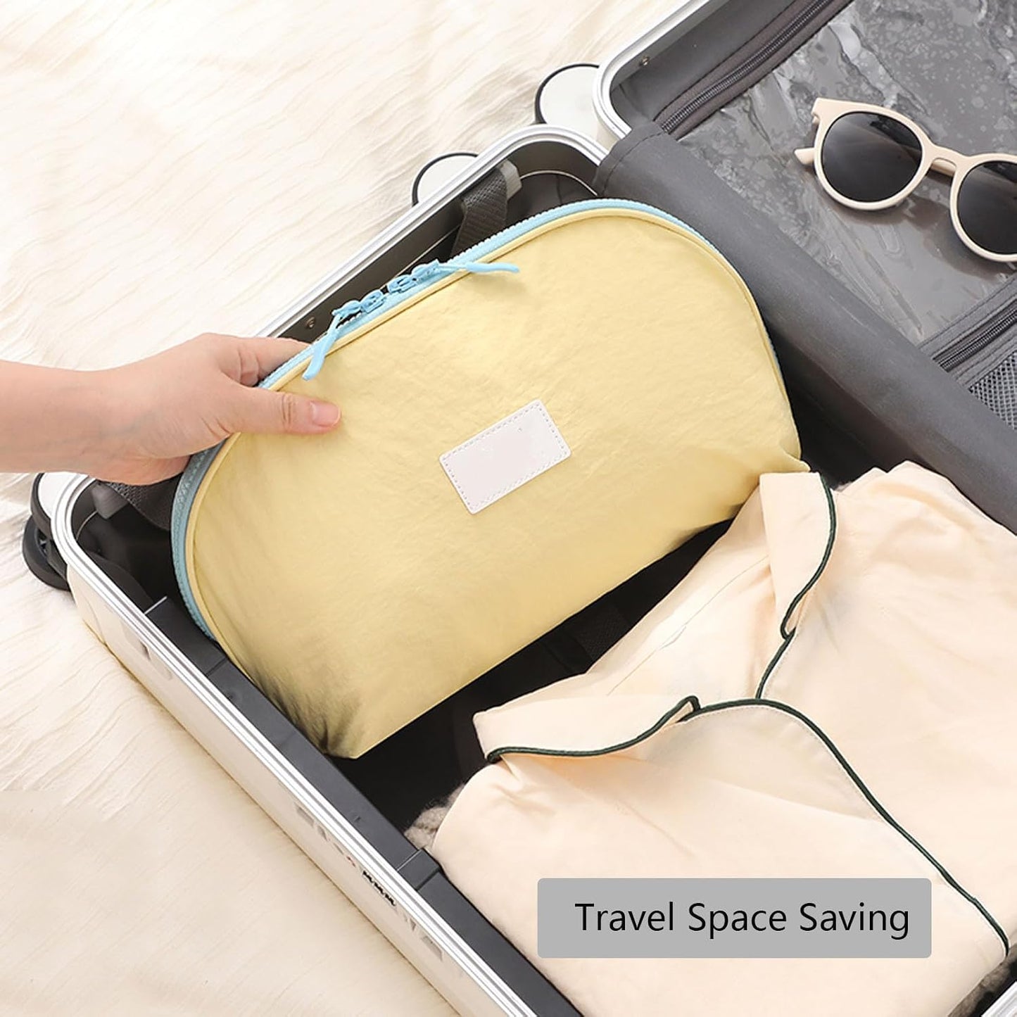 2Pcs Portable Underwear Travel Organizer Bag, Travel Underwear Organizer Bag