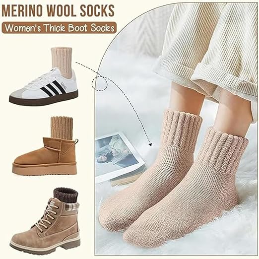 5Pairs Women's Solid Mid-calf Socks, Casual Soft Comfy Warm