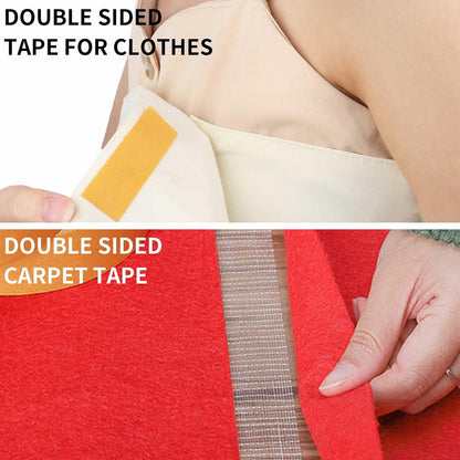 2PCS Extra Strong Double Sided Fabric Tape Heavy Duty 2inch x 33FT
