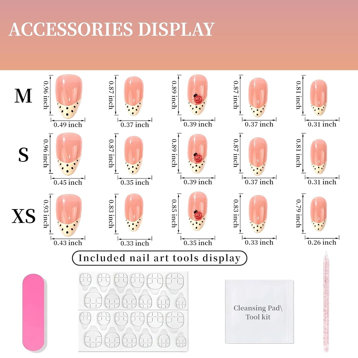 Yellow French Tip Press on Nails Medium Almond Fake Nails