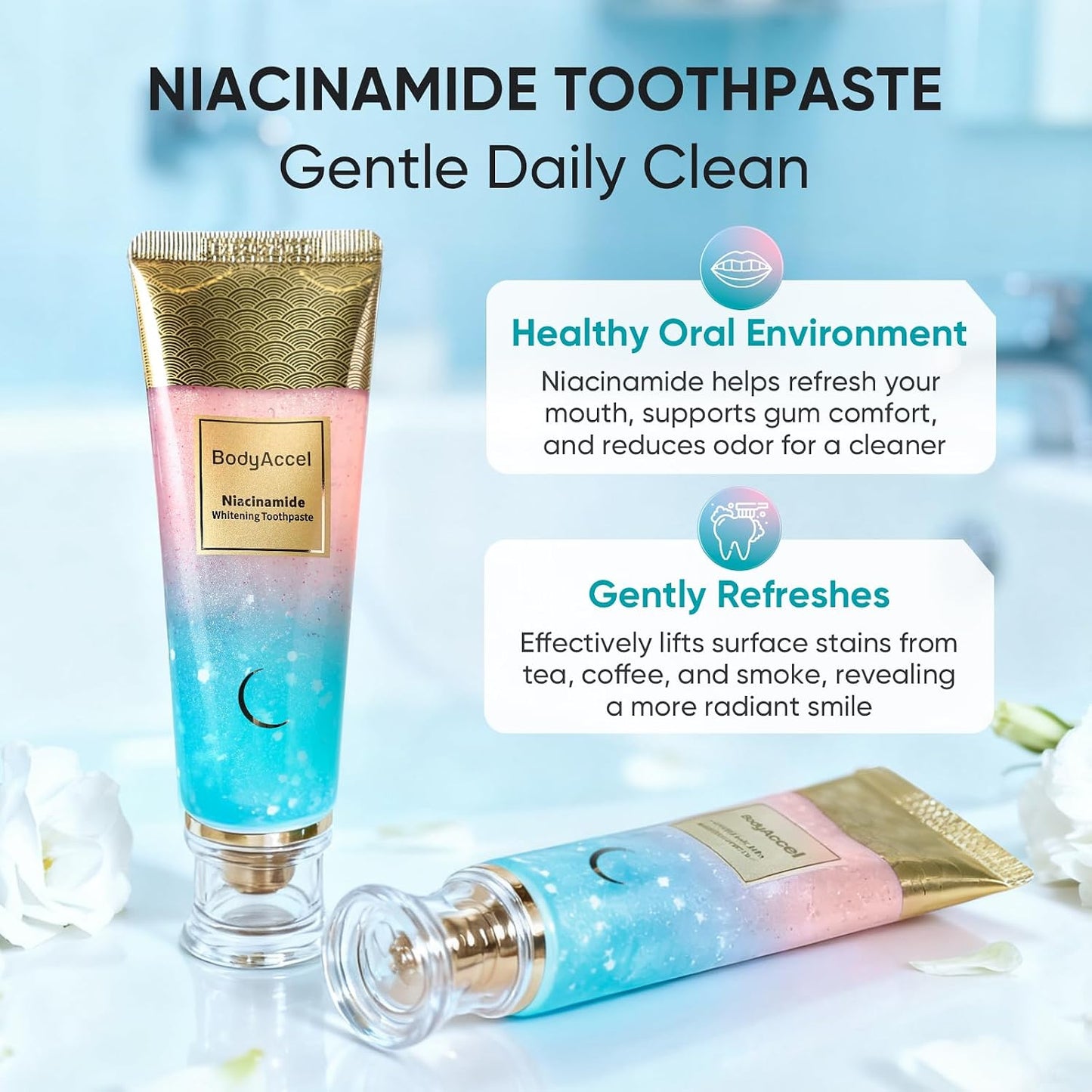 Niacinamide Whitening Toothpaste, Niacinamide Intensive Whitening Toothpaste