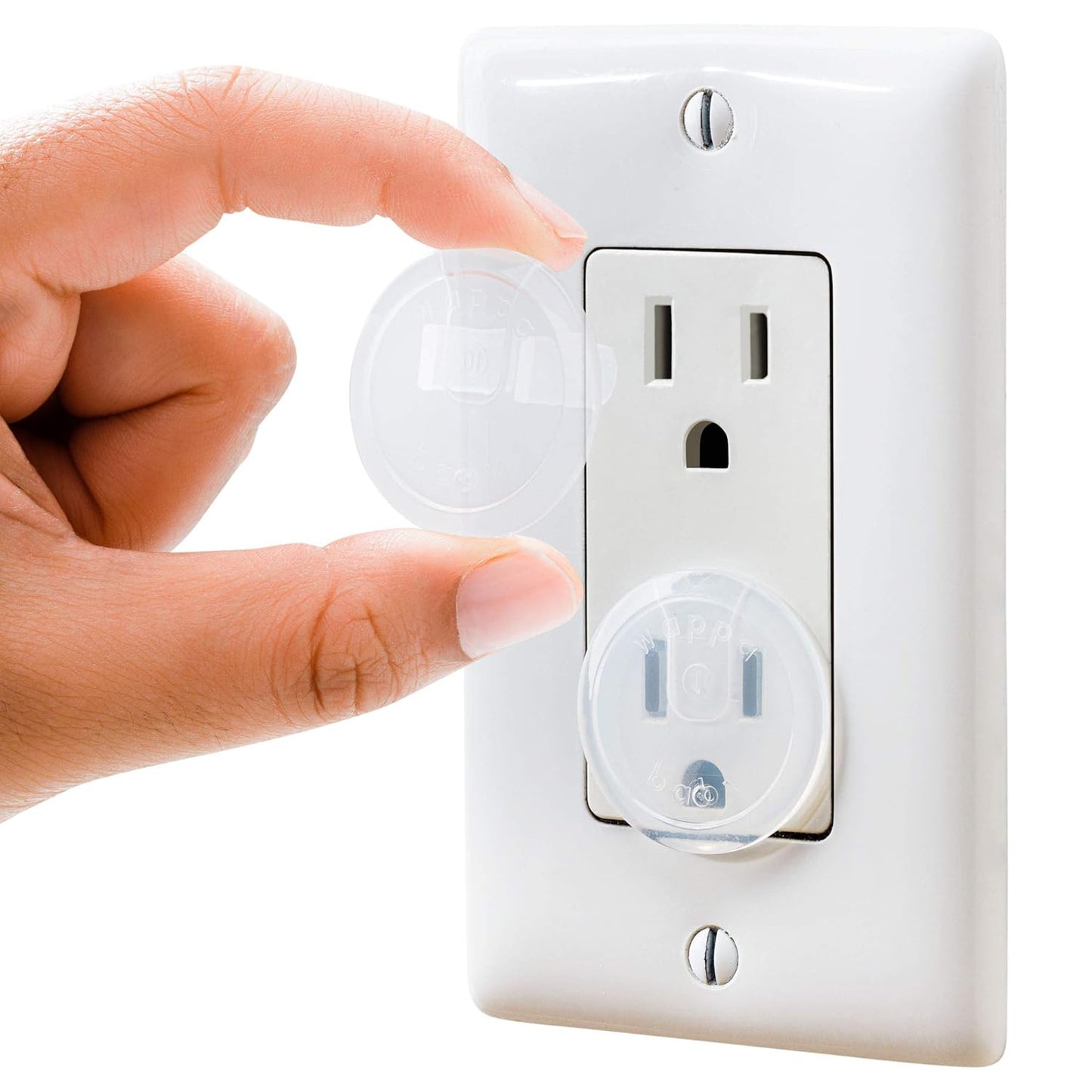Clear Outlet Covers (32 Pack) Value Pack – Baby Safety Outlet Plug Covers