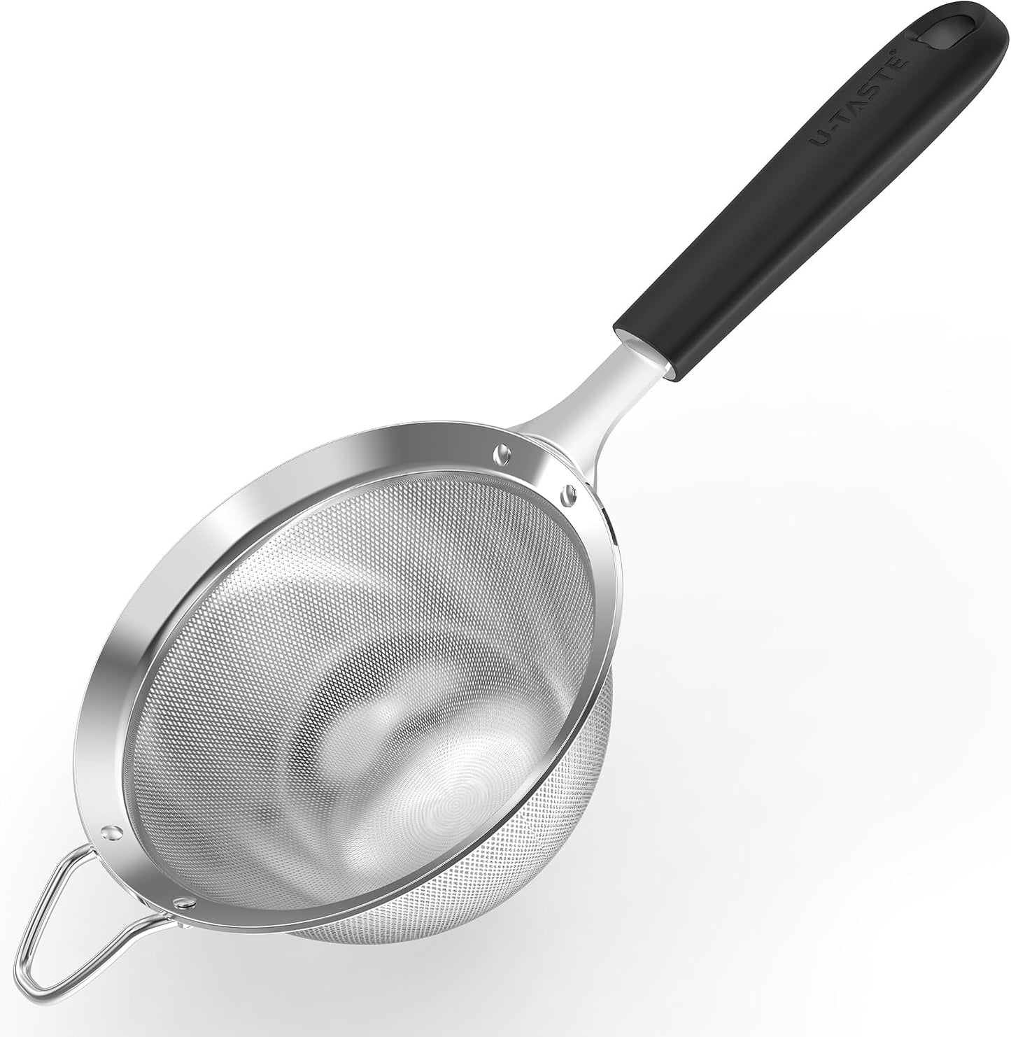 Fine Mesh Strainer - 3.4 Inch Round Sieve - Tea Strainers Soft-boiled Egg Magic Tool