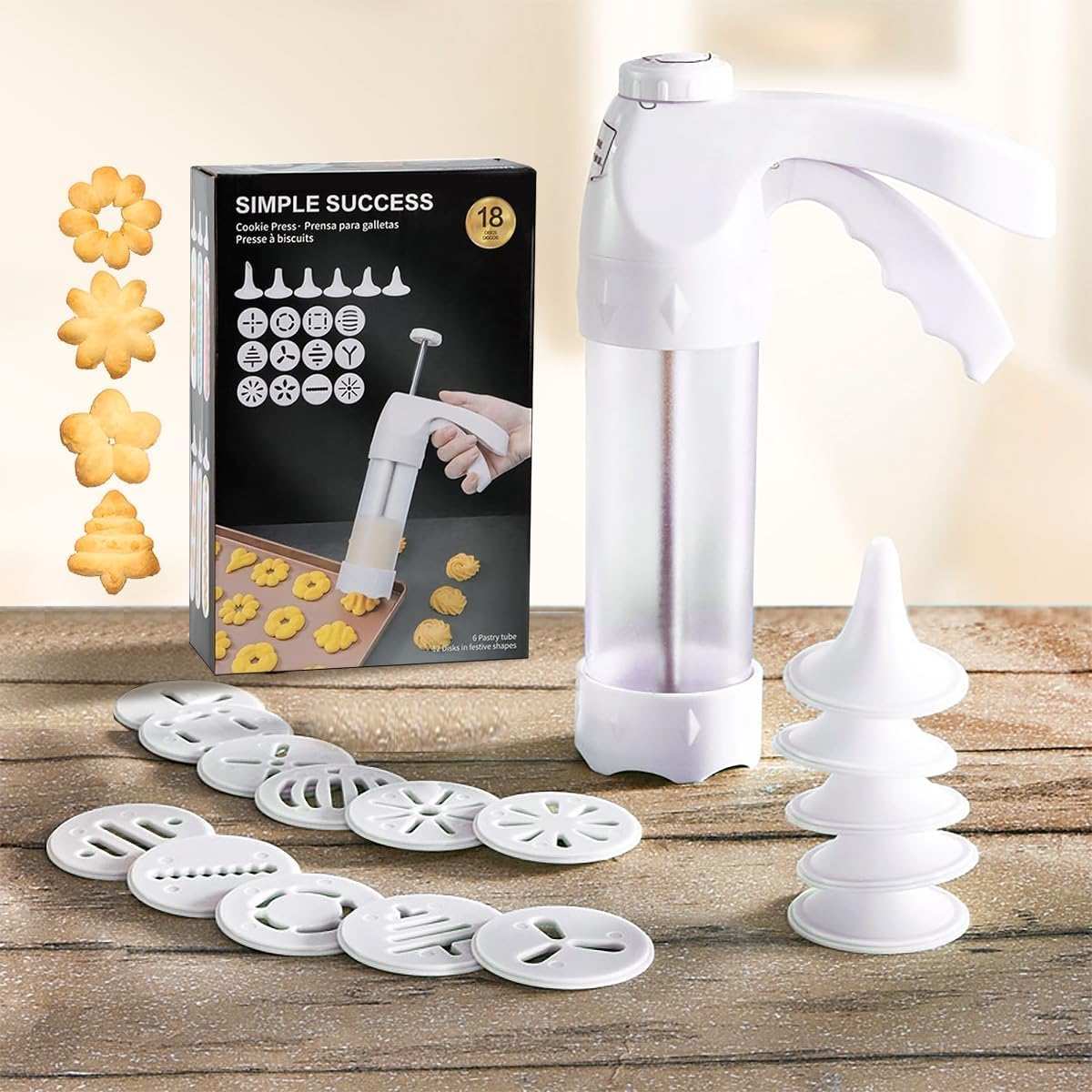 Cookie Press Kit, Spritz Cookie Press, Cookies Maker