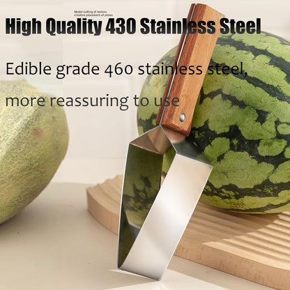 Stainless Steel Watermelon Cutter Thickened Apple Cutter Fruit Cutter Kitchen Gadgets for Party Camping