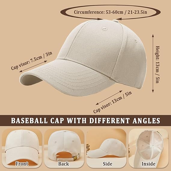 Magnetic Ponytail Caps Easy Wear Breathable Cotton Adjustable