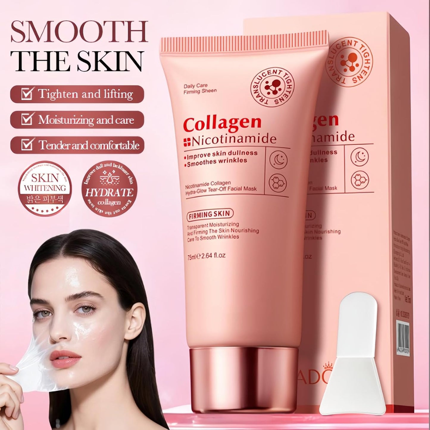 Peel Off Mask, Hydrate, Brighten Complexion, Improves Dullness, 75ml
