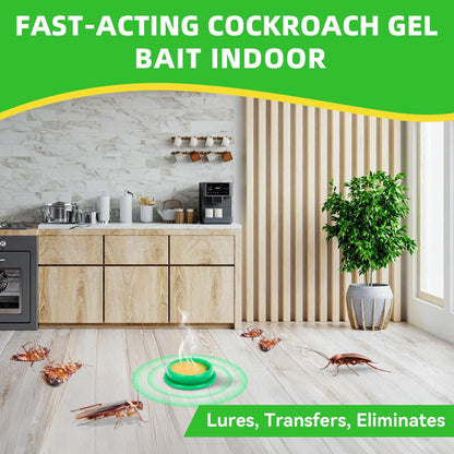 16Pcs Cockroach Gel Bait Traps Pet Safe Roach Repeller Indoor Outdoor